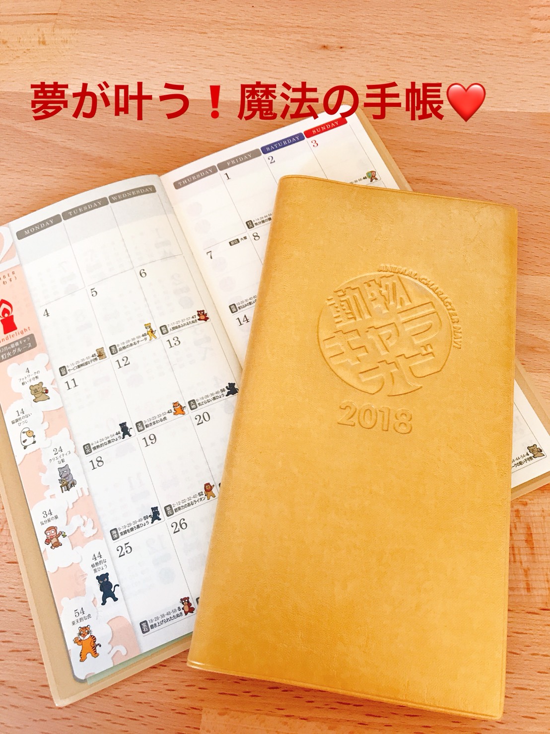 キャラナビ手帳2018を使う3つのメリット!15冊限定発売！